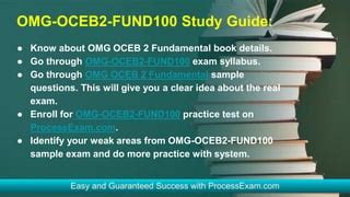 OMG-OCEB2-FUND100 Hot Questions