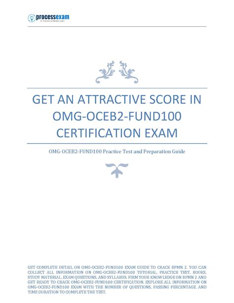 OMG-OCEB2-FUND100 PDF Testsoftware