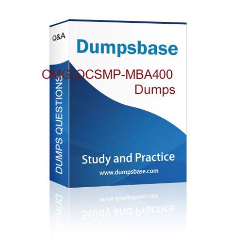 OMG-OCSMP-MBA400 Dumps