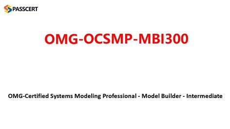 OMG-OCSMP-MBI300 Lernressourcen