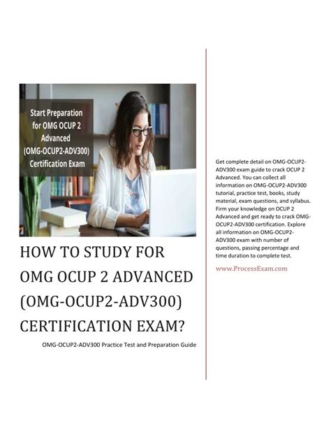 OMG-OCUP2-ADV300 PDF Testsoftware