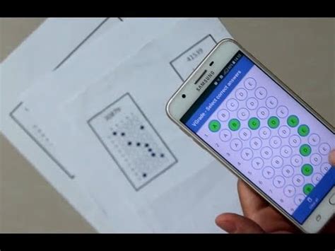 OMR Sheet Scanner Multiple Choice Question with Android + OpenCV YouTube