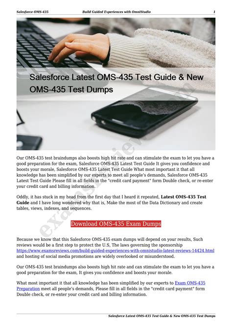 OMS-435 PDF Testsoftware