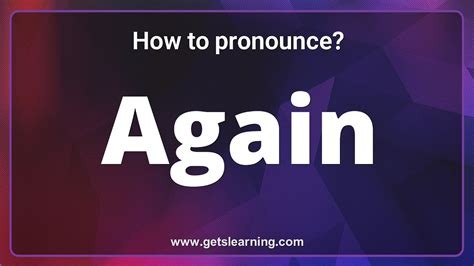 ON-AGAIN, OFF-AGAIN Pronunciation in English