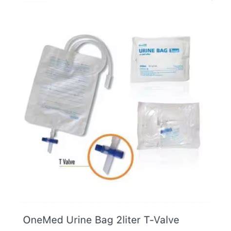 OneMed Urine Bag 2liter T-Valve - Shop - raincitystudios.com