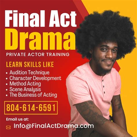 Online Private Actor Coaching | Final Act Drama - muktibox.com