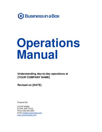 OPERATIONS MANUAL - Site Title - coolestguyplanet.net