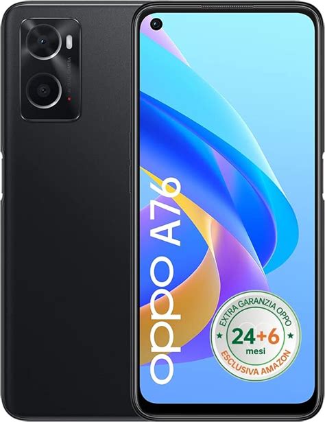 OPPO A76 Smartphone AI Doppia Fotocamera con Flash, Display …