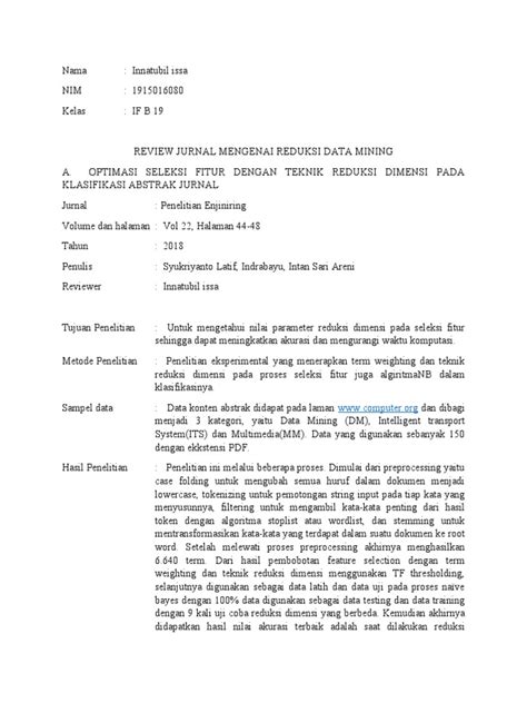 Optimasi Reduksi Dimensi Data - wintechmobiles.com