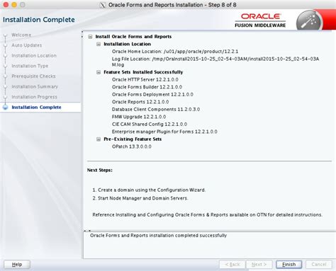 ORACLEBASE Oracle Forms and Reports 12c (12.2.1) Installation on Oracle Linux 6 and 7