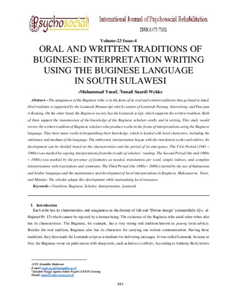 Oral and Written Traditions of Buginese: Interpretation … - wintechmobiles.com