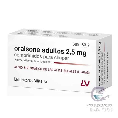 ORALSONE 2,5 mg Comp. - Datos generales 磊