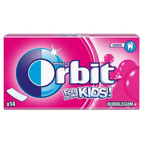 ORBIT CHEWING GUM FOR KIDS BUBBLEGUM 27g