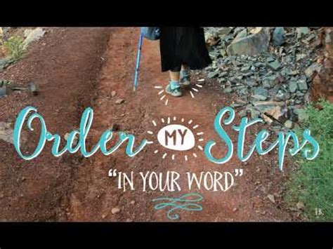 ORDER MY STEPS IN YOUR WORD - YouTube