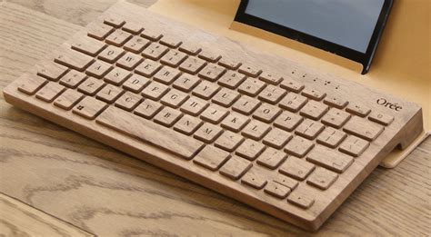 OREE French Keyboard Wood Wireless RARE LIKE NEW eBay