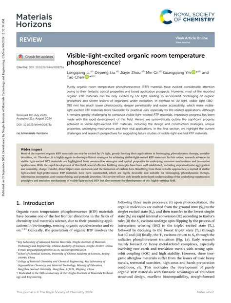 Organic glass possesses both room temperature phosphorescence … - wintechmobiles.com
