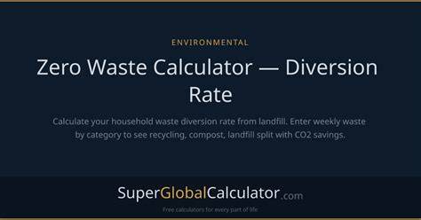 Organic Waste Diversion Calculator - raincitystudios.com