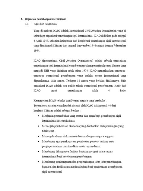 Organisasi Penerbangan Sipil Internasional - Wikipedia bahasa … - wintechmobiles.com