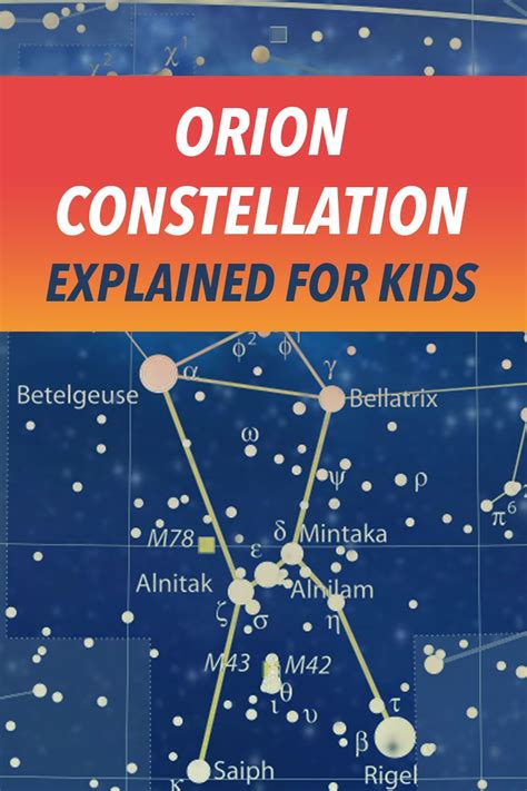 Orion Constellation Facts For Kids | Symbolize, Where, Story & Size - muktibox.com