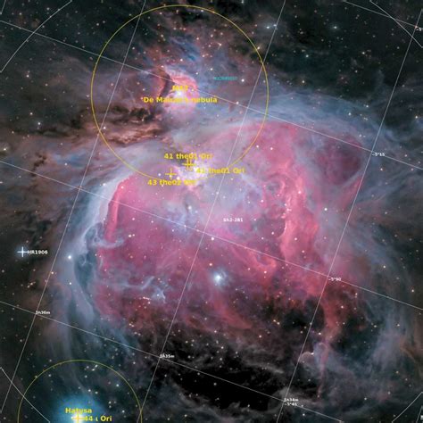 Orion Nebula Star Forming Region Colorful Gas Clouds - wintechmobiles.com