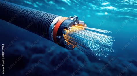 Orthographic cross-section of a submarine fiber-optic cable crossing a ... - wintechmobiles.com