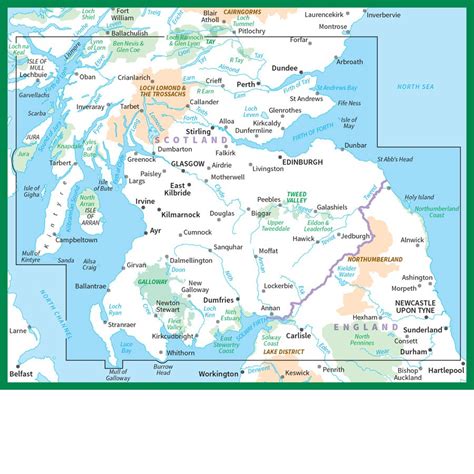 Download Os Road Map 3 Southern Scotland  Northumberland By Not A Book