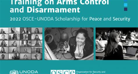 OSCE-UNODA Scholarships for Peace and Security [Study in …