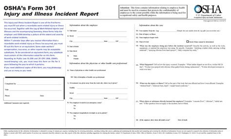 OSHA 301 Mobile Form Aptora AllInOne Field Service Management