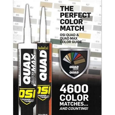 OSI QUAD and QUAD MAX Color Guide