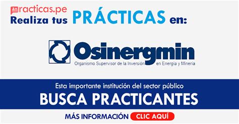 OSINERGMIN Convocatorias 2024 - PRACTICAS