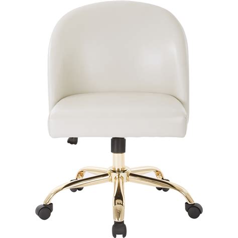 OSP Home Furnishings Ellis Executive Chair, white