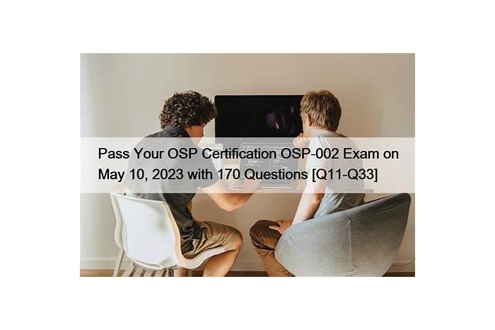 OSP-002 Exam Testking