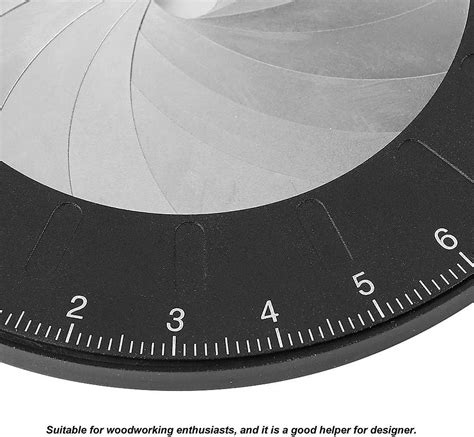 OTVIAP Circle Drawing Ruler,Round Circle Template Ruler Maker Tool