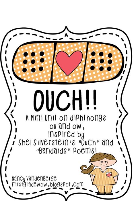 OUCH! A Study on ou and ow! First Grade Wow Bloglovin’