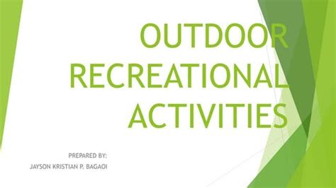 Outdoor Recreation - coolestguyplanet.net