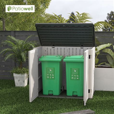 Outdoor Trash Can Storage Resin Sheds - Keter US - raincitystudios.com