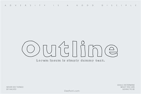 Outline Fonts Free Download | Fonts4Free - muktibox.com
