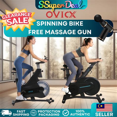 OVICX Stationary Spin Bike with Magnetic Resistance Q100