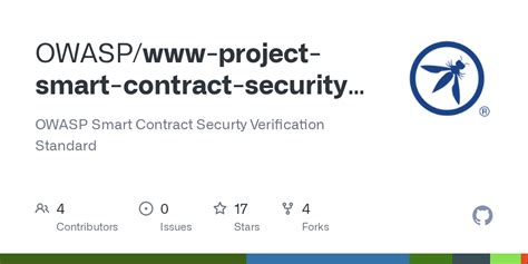 OWASP Smart Contract Security Verification Standard - coolestguyplanet.net