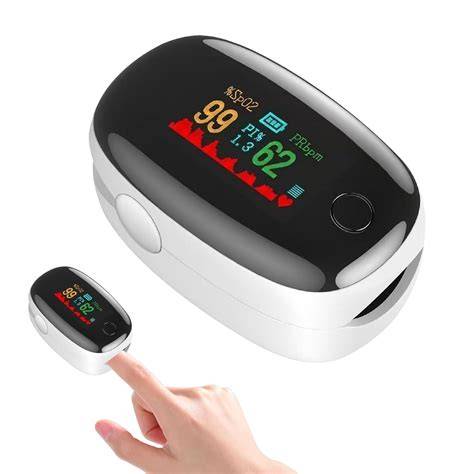 Oxygen Monitor Finger Adults with LED Display,Finger Pulse Oximeter ... - raincitystudios.com