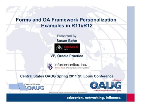 Oa Framework 11i Personalization Guide
