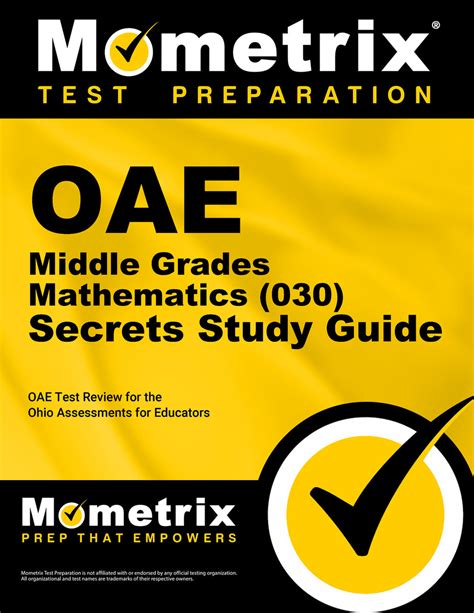 Oae middle grades mathematics 030 secrets study guide oae test review for the ohio assessments for educators. - Guia para la observación del litoral.