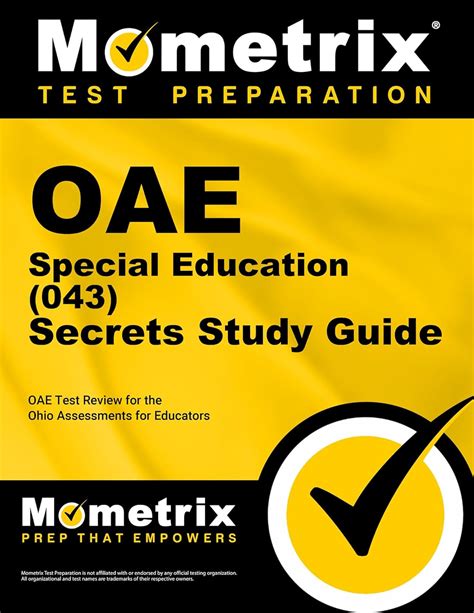 Oae special education 043 secrets study guide oae test review for the ohio assessments for educators. - Parts manual lo boy cub 185.
