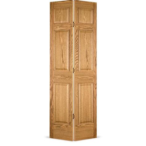 Product Details Help add architectural elements and functionality to your passageways with the Pacific Mills 36 in. x 80 in. Wood Unfinished Bi-fold Door. This wood door features a bi-fold design to help preserve valuable space where a traditional swinging door would be impractical.. 