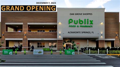 New Publix stores are opening all the time. Learn about new Publix store and pharmacy locations, opening dates, square footage, and store details.
