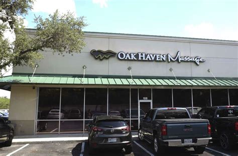 Oak Haven Massage San Antonio | 3 Area Locations. 15502 Huebner Road #108, San Antonio, TX 78248. Huebner · (210) 492-0440. 308 reviews. Share. Share. Offerings..