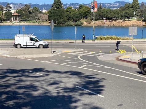 Oakland: Innocent bystander walking dog by lake is badly wounded by gunfire