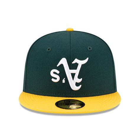 Oakland Athletic MLB Upside Down Green 59FIFTY Cap - New Era …