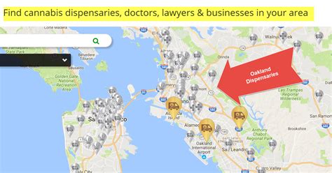 Oakland Dispensaries Near Me Map MAMA