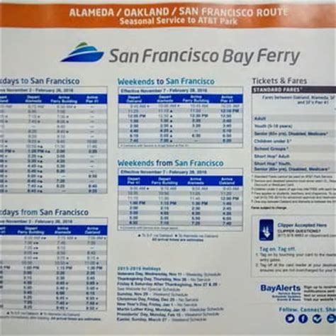 Oakland Ferry Schedule & Guide • Updated for 2024 FerryRiders…